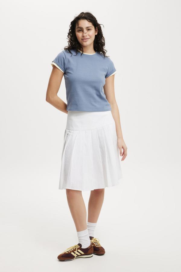 Cotton On Women - Serena Pleated Midi Skirt - White