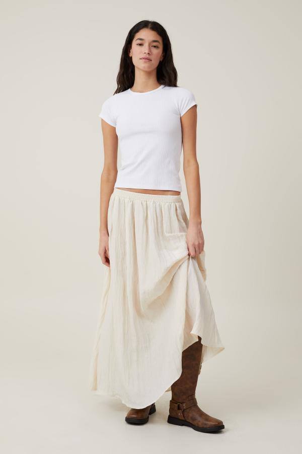 Cotton On Women - Sofia Maxi Skirt - Cream