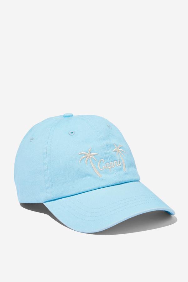 Body - Active Graphic Cap - Capri washed paradise blue