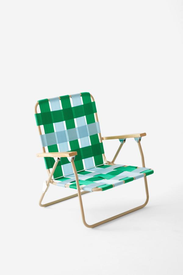 Body - Bondi Beach Chair - Deep green/ pale blue