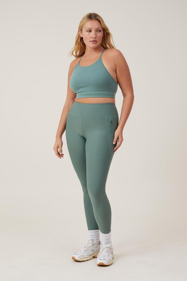 Body - Fleece Lined Full Length Tight - Myrtle dream