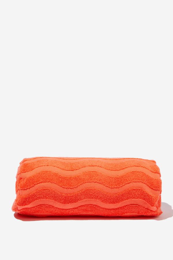 Body - Inflatable Beach Pillow - Coral red