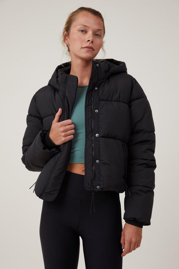 Body - The Mother Puffer Jacket - Black