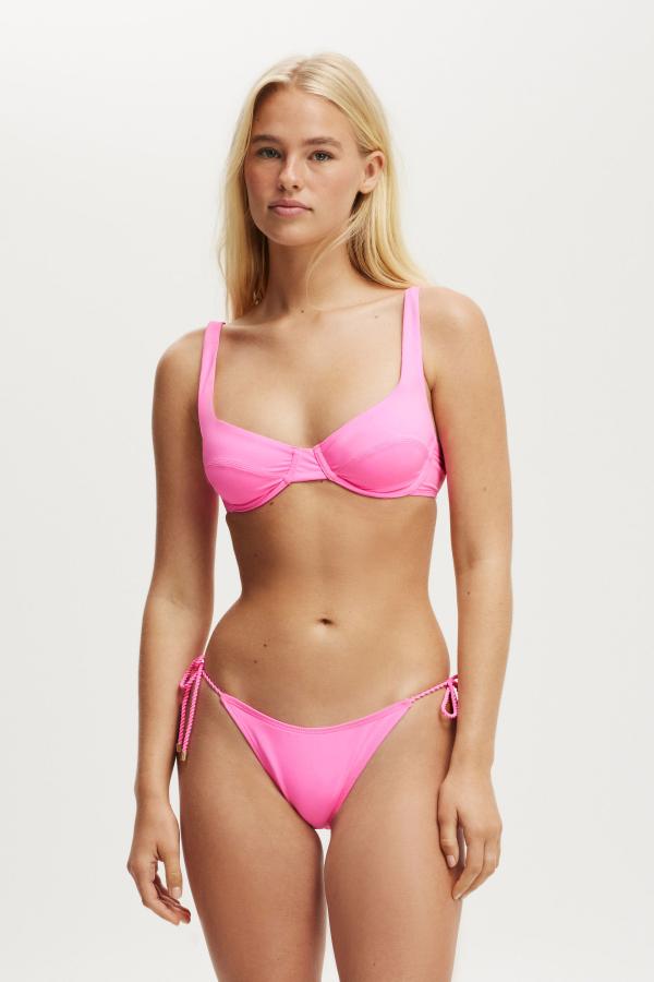 Body - Underwire Balconette Bikini Top - Pink sorbet