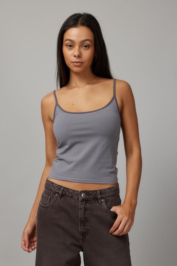 Factorie - Classic Cami - Washed steel/charcoal