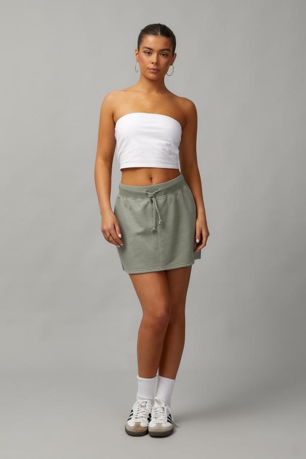 Factorie - Darcy Fleece Skirt - Khaki