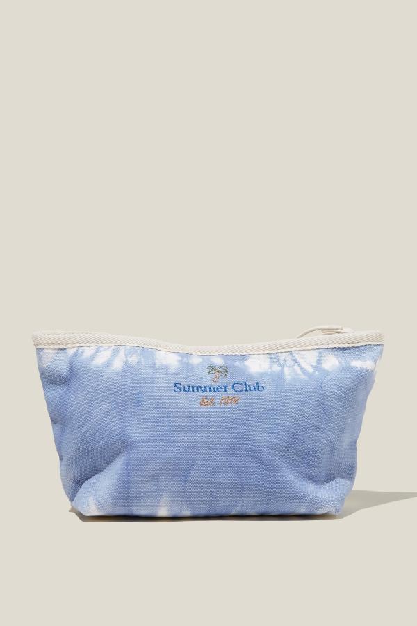 Rubi - Commuter Pouch - Vacation - Blue/white tie dye