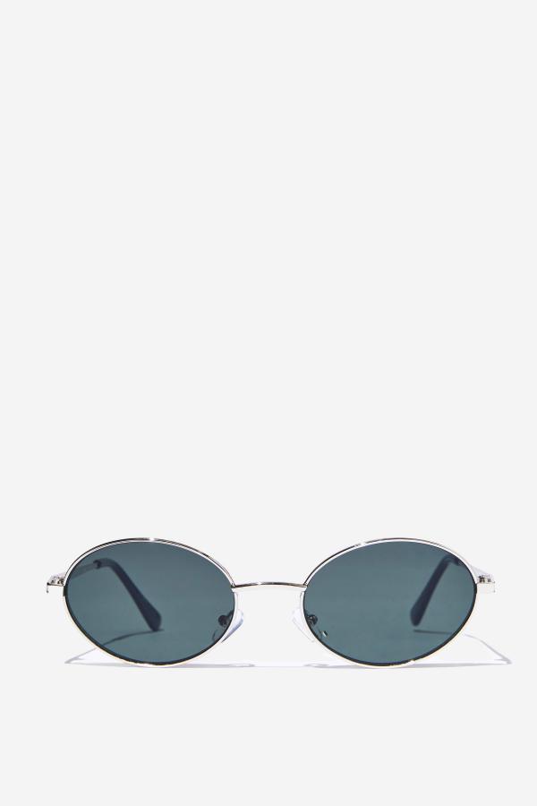 Rubi - Lisa Metal Sunglasses - Green/silver