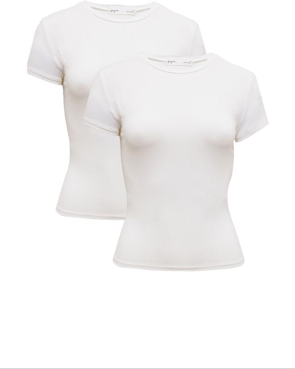 Supre - Multipack 2pk Luxe Longline Tee - White