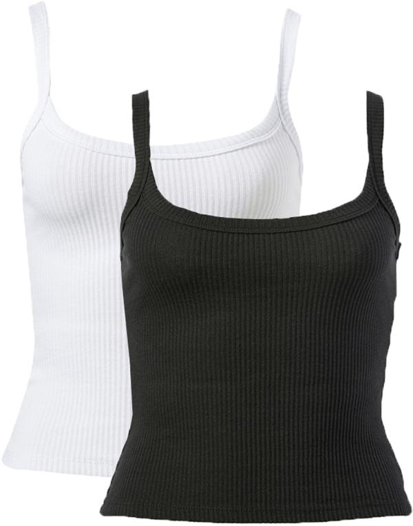 Supre - Multipack 2pk Riri Scoop Neck Tank - Black/white