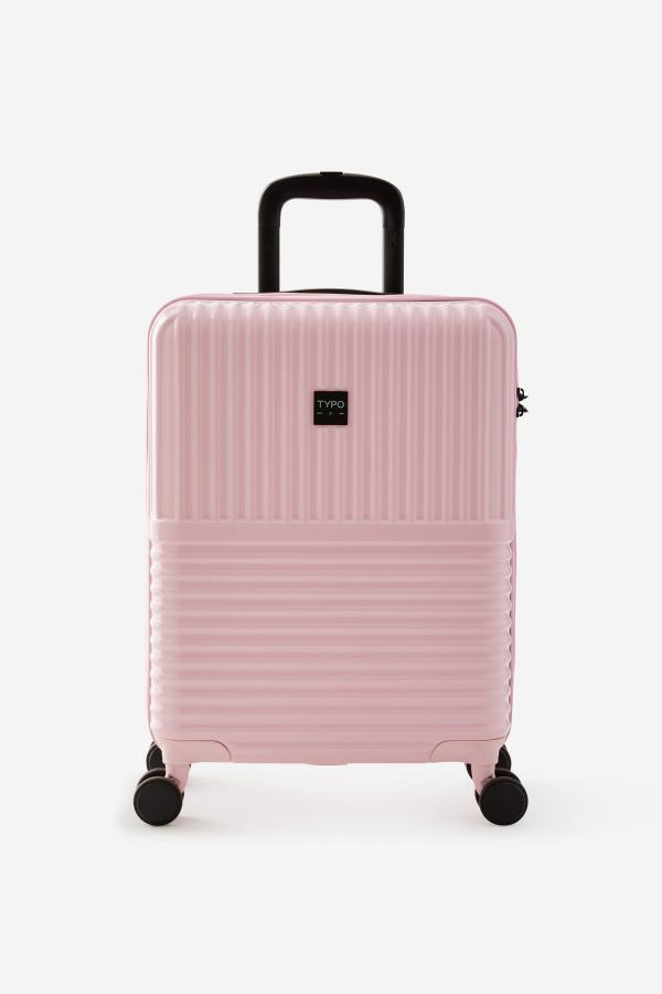 Typo - 20 Inch Carry On Suitcase - Ballet blush