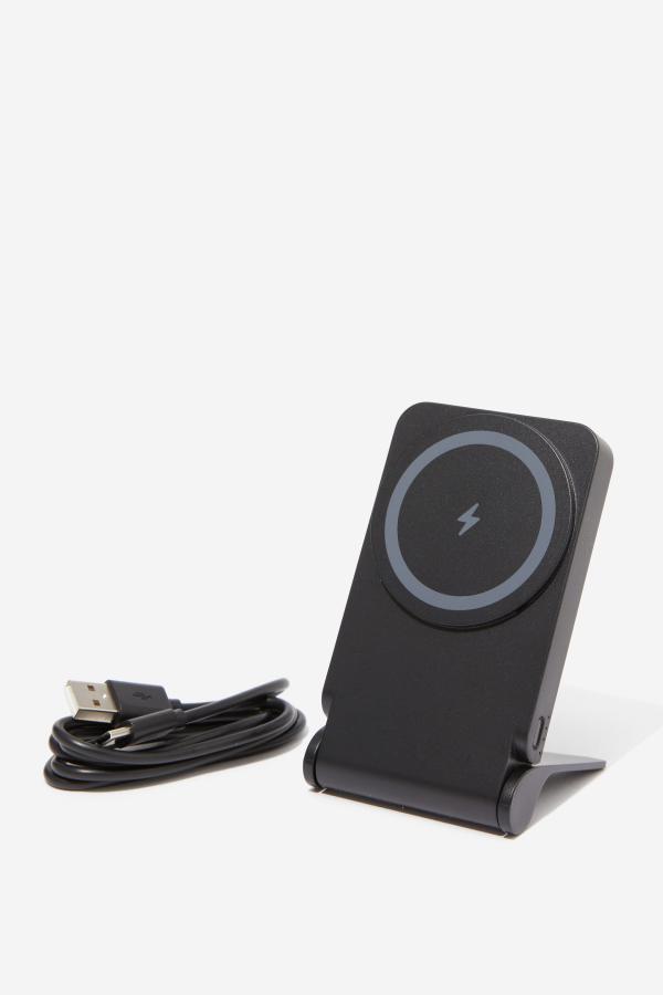 Typo - 5000Mah Magnetic Wireless Charging Dock - Black