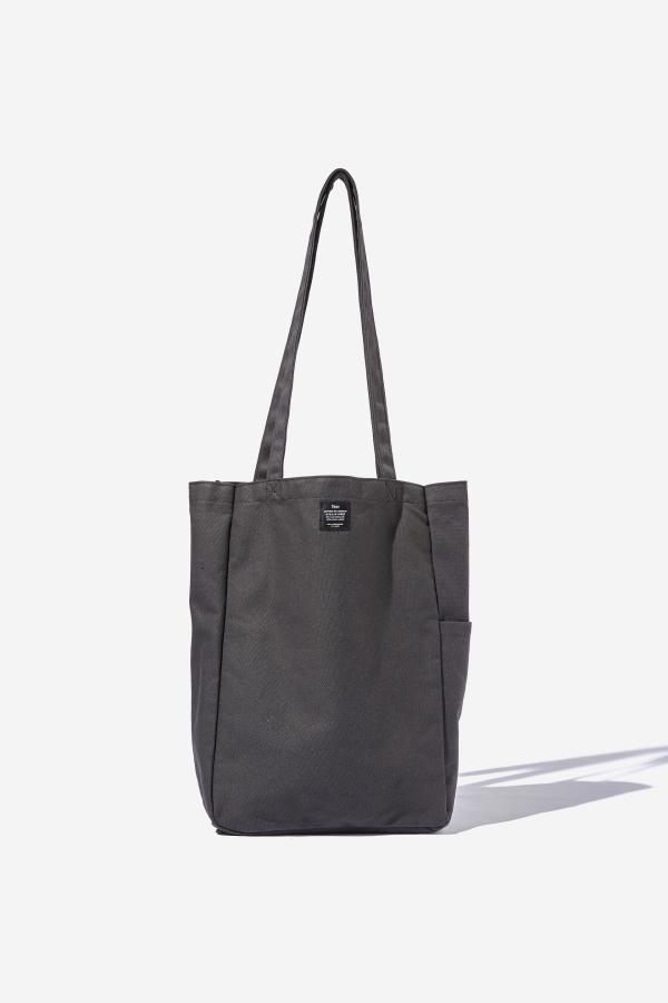 Typo - Art Tote Bag - Washed black
