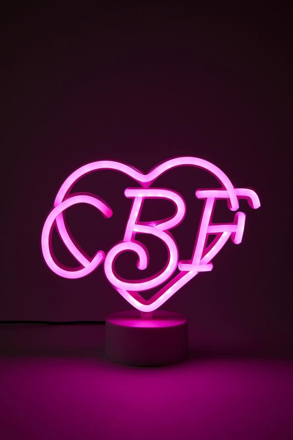 Typo - Novelty Neon Desk Lamp - Cbf!