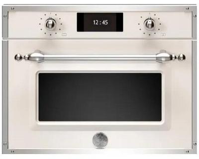 BERTAZZONI HERITAGE SERIES BUILT IN COMBI STEAM OVEN IVORY S STEEL