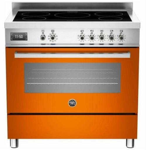 Bertazzoni Professional Series 90cm Induction Cooker - Orange