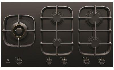 Electrolux UltimateHome 900 90cm Gas Cooktop - Black Glass
