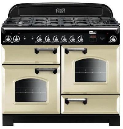 Falcon 110cm Classic Gas Cooker - Cream/Chrome