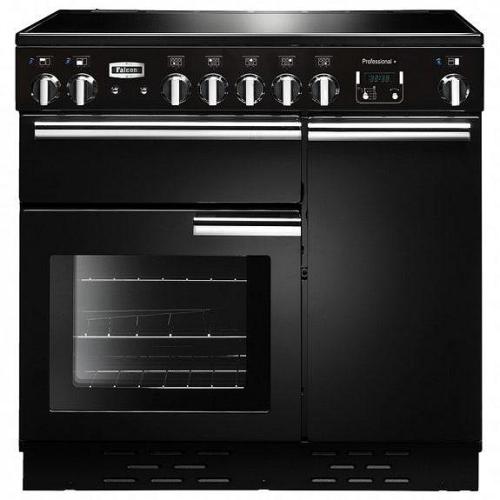 Falcon 90cm Professional+ Dual Fuel Freestanding Cooker - Black/Chrome