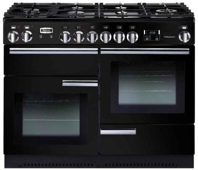 Falcon Professional Plus 110cm Dual Fuel Cooker - Black & Chrome