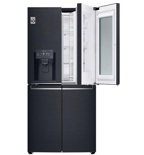 LG 508 Litre Slim French Door Refrigerator - Black