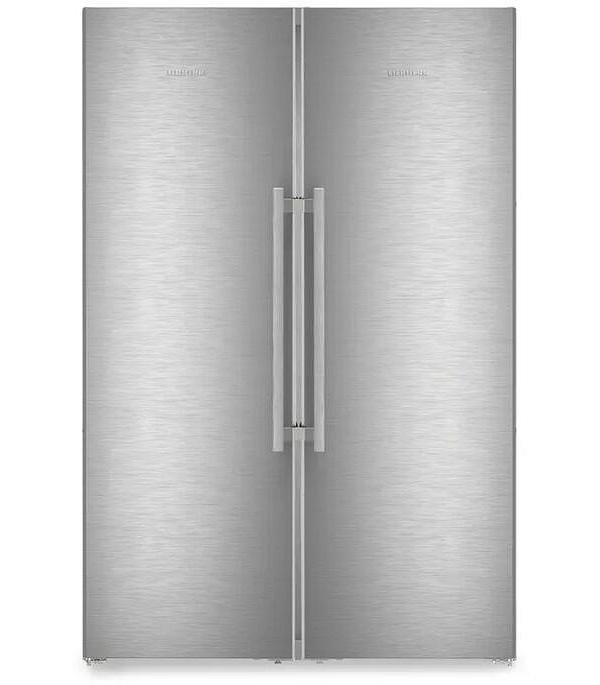 Liebherr 662 Litre Side by Side Fridge with Ice Maker - Stainless Steel