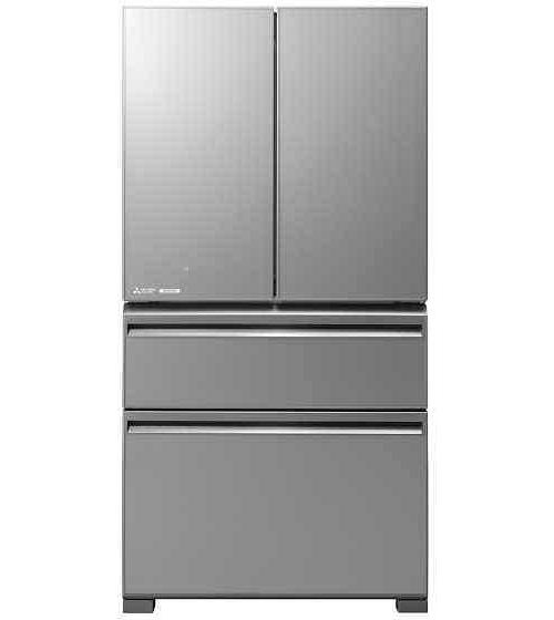 Mitsubishi Electric 564 Litre French Door Fridge - Argent Silver