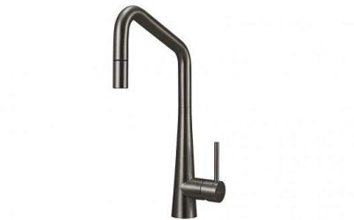 Oliveri Essente Square Goose Neck Mixer Tap - Gunmetal