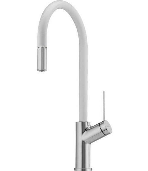 Oliveri Vilo Pull Out Mixer Tap - White