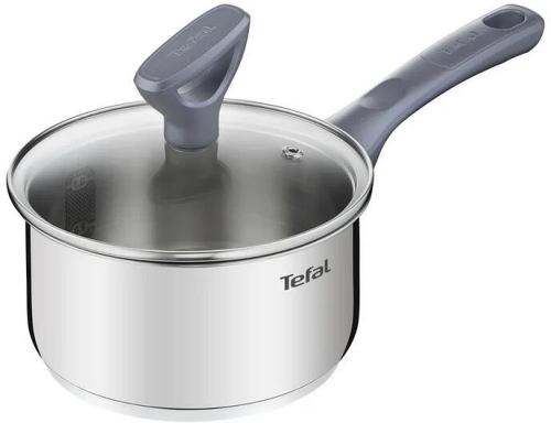 Tefal 18cm/2 Litre Daily Cook Induction Saucepan and Lid - Stainless Steel