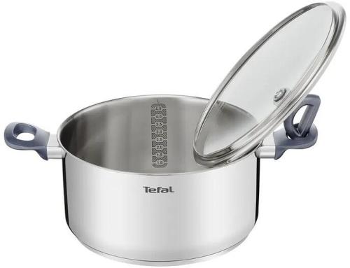 TEFAL DAILY COOK INDUCTION STAINLESS STEEL STEWPOT + LID