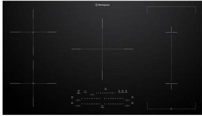 Westinghouse 90cm 5 Zone Induction Cootktop - Black