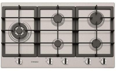 Westinghouse 90cm Gas Cooktop with Wok Burner - Stainless Steel