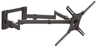 Barkan 13 - 83 4 Movement Extra Long, Dual Arm TV Wall Mount, Full Motion - Black