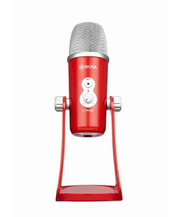 BOYA BY-PM700R USB Podcast Microphone - Red