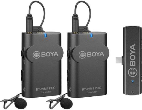BOYA BY-WM4 Pro-K6 Wireless Mic Kit for Android 1+2