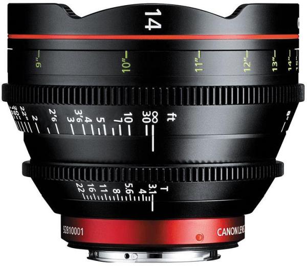 Canon CN-E 14mm T3.1 L F Cinema Lens (EF Mount)