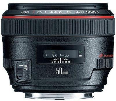 Canon EF 50mm f/1.2L USM Low Light Lens