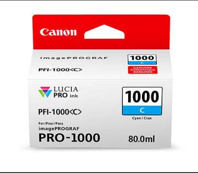 Canon PFI1000C Cyan Ink Tank