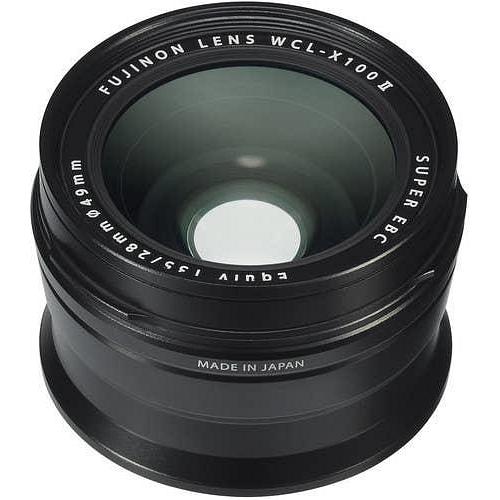 Fujifilm WCL-X100 II Wide Converter Lens for X100 Series - Black