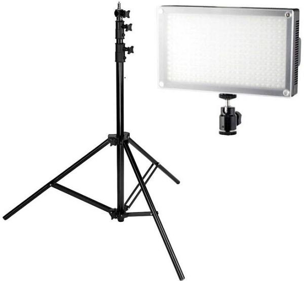 Glanz LED312A Video Lighting Kit with LST304 Light Stand