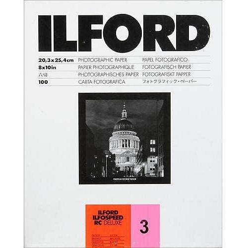 Ilford Ilfospeed RC Deluxe Glossy Grade 3 20.3x25.4cm 100 Sheets