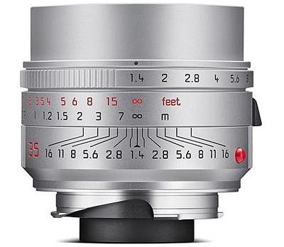 LEICA - NEW SUMMILUX-M 35mm f1.4 ASPH. Silver Lens