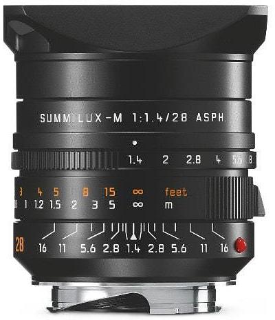 Leica - Summilux-M 28mm f/1.4 ASPH  Black Anodized Finish