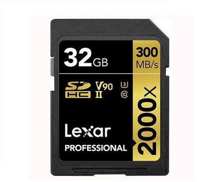 Lexar Professional 2000X SDHC/SDXC UHS-II SD Card -32GB