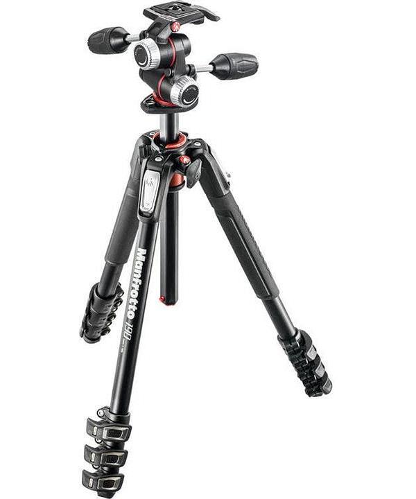 Manfrotto MK190XPro4-3W Tripod Kit with XPRO-4 3 Way Head