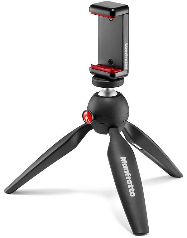 Manfrotto PIXI Smart Mini Tripod with Clamp Black for Smart Phone