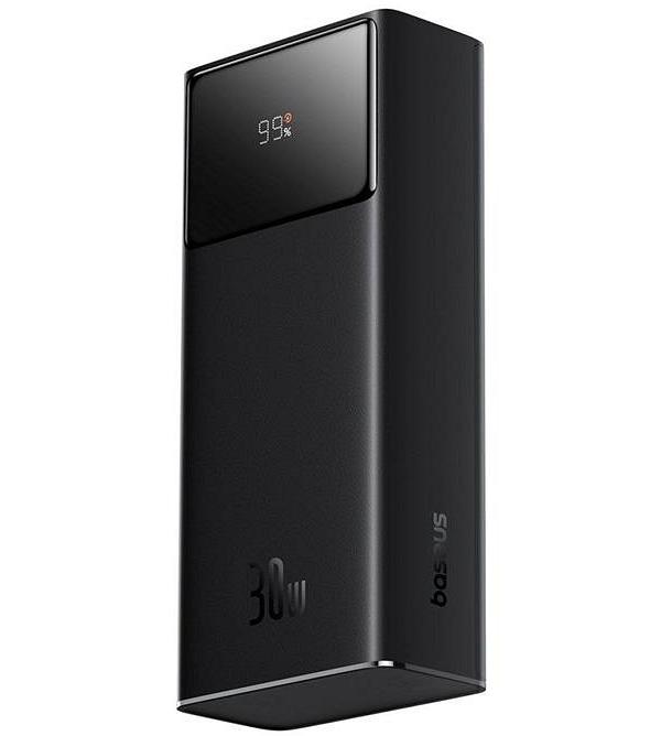 Baseus Star-Lord Digital Display Fast Charge Power Bank 30W 30,000 mAh (Black)