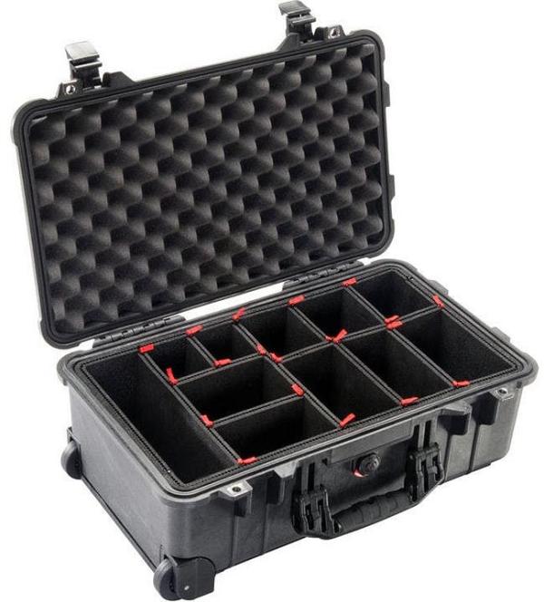 Pelican 1510 Case - Black with TrekPak Dividers