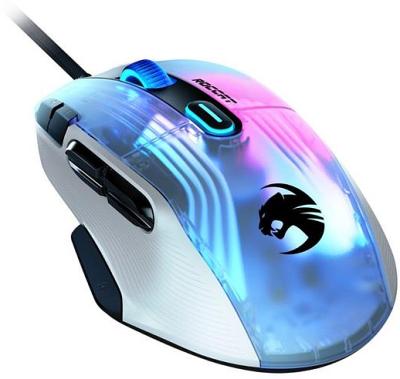 Roccat Kone XP 3D Lighting RGB Optical Wired Gaming Mouse - White